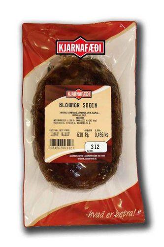 Blóðmör soðin 490g/stk