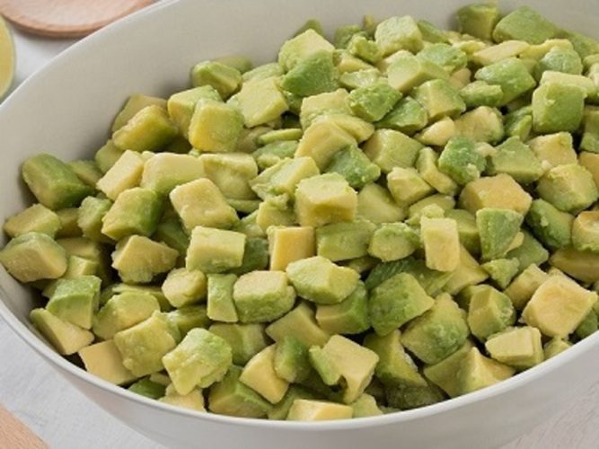 Lárperur Avocado teningar 500g (12)
