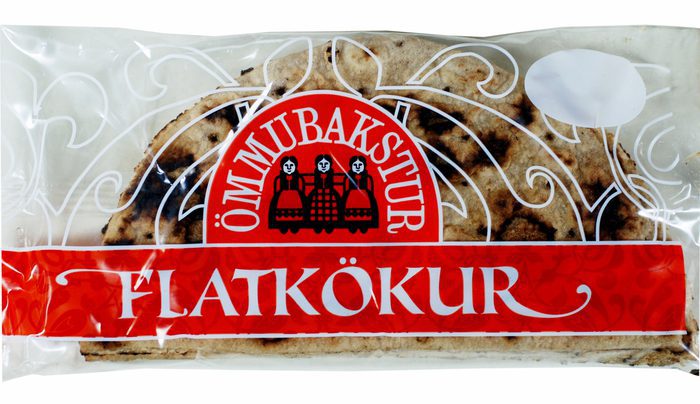 Flatkökur frosnar m. innihaldslýsingu 1/2 5stk
