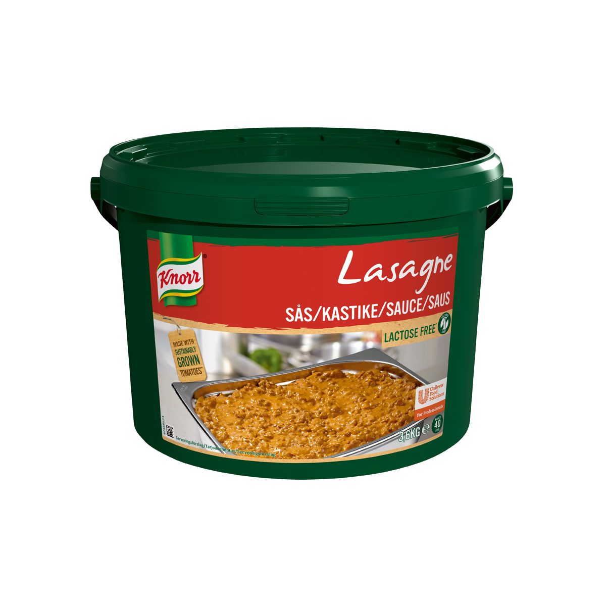 Knorr Lasagne sósa þurr 3,6kg/40L