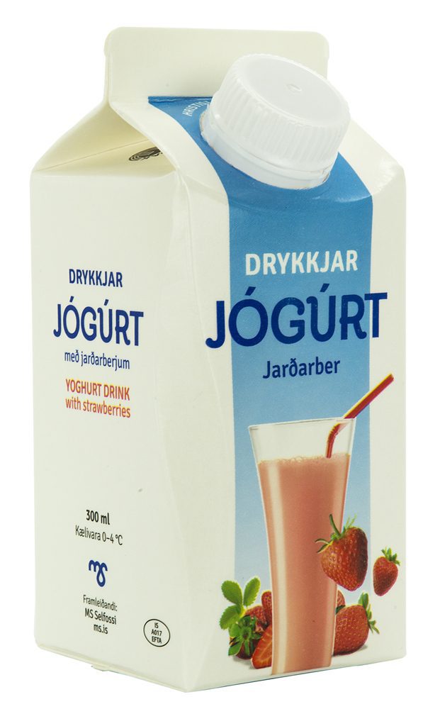 MS Drykkjar jógúrt m/jarðarberjum 6×300 ml/ks