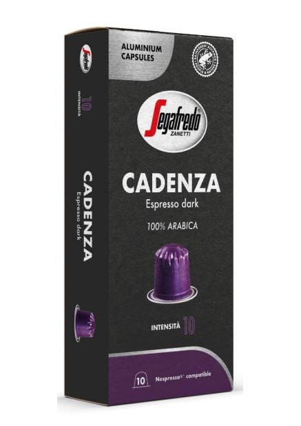 Segafredo (N) Cadenza Espresso Dark  10×10 kaffihylki