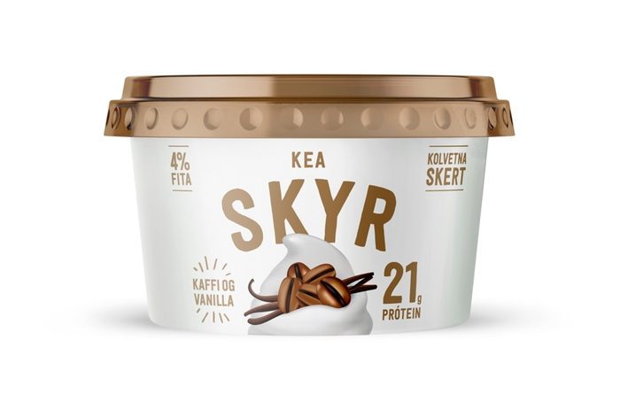 MS KEA skyr kaffi/vanilla kolv.skert 6×200 g/ks