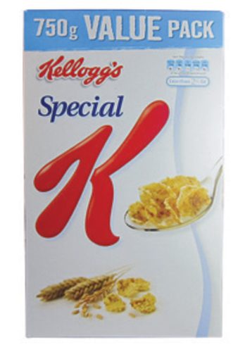 Kelloggs Special K 750g (12 stk/ks)