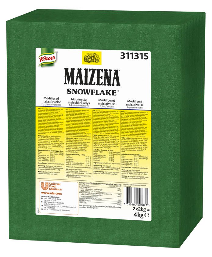Maizena Snowflake Sósujafnari 4kg