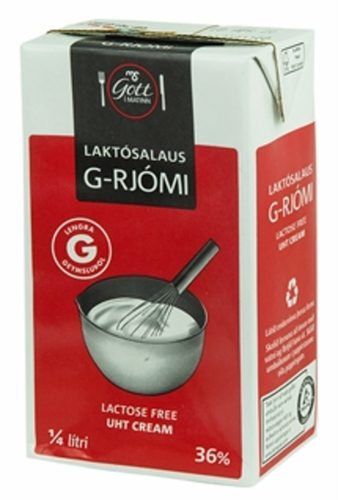 MS Laktósalaus G-rjómi 36% 24×250 ml/ks