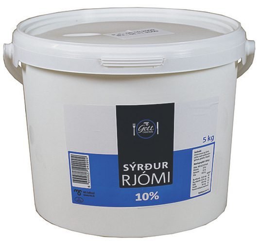 MS Sýrður Rjómi 10% 5 L/stk