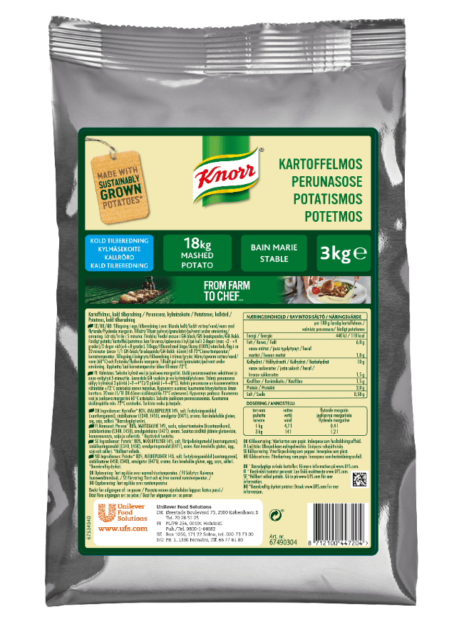 Knorr Kartöflumús – Kold tilberedning 3kg (4)