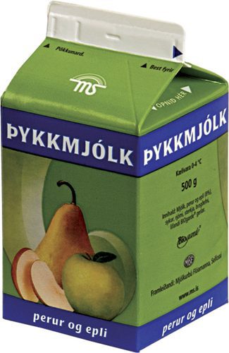 MS Þykkmjólk peru/epla 10×500 g/ks