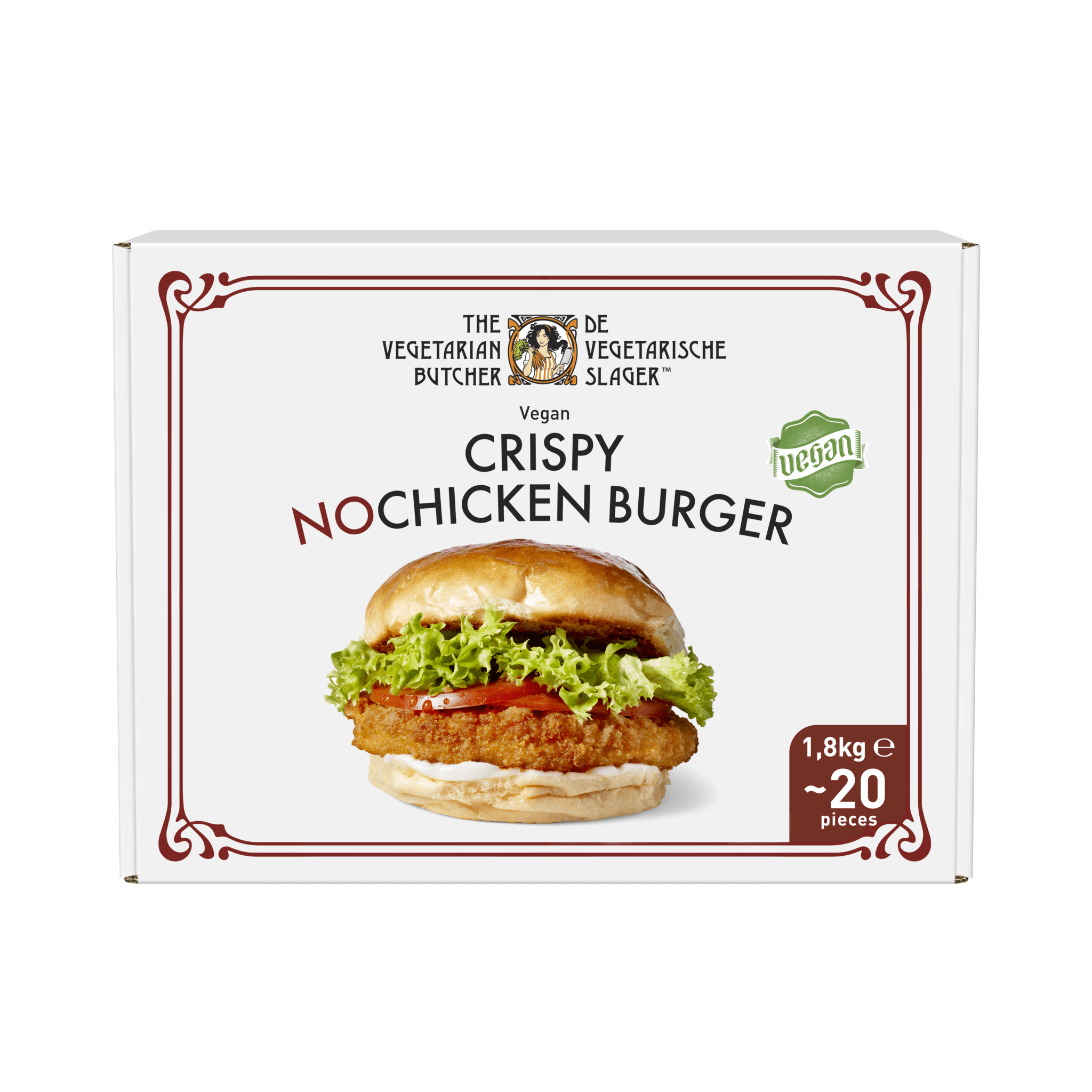 The Vegetarian Butcher Crispy NoChicken 1×1,8kg