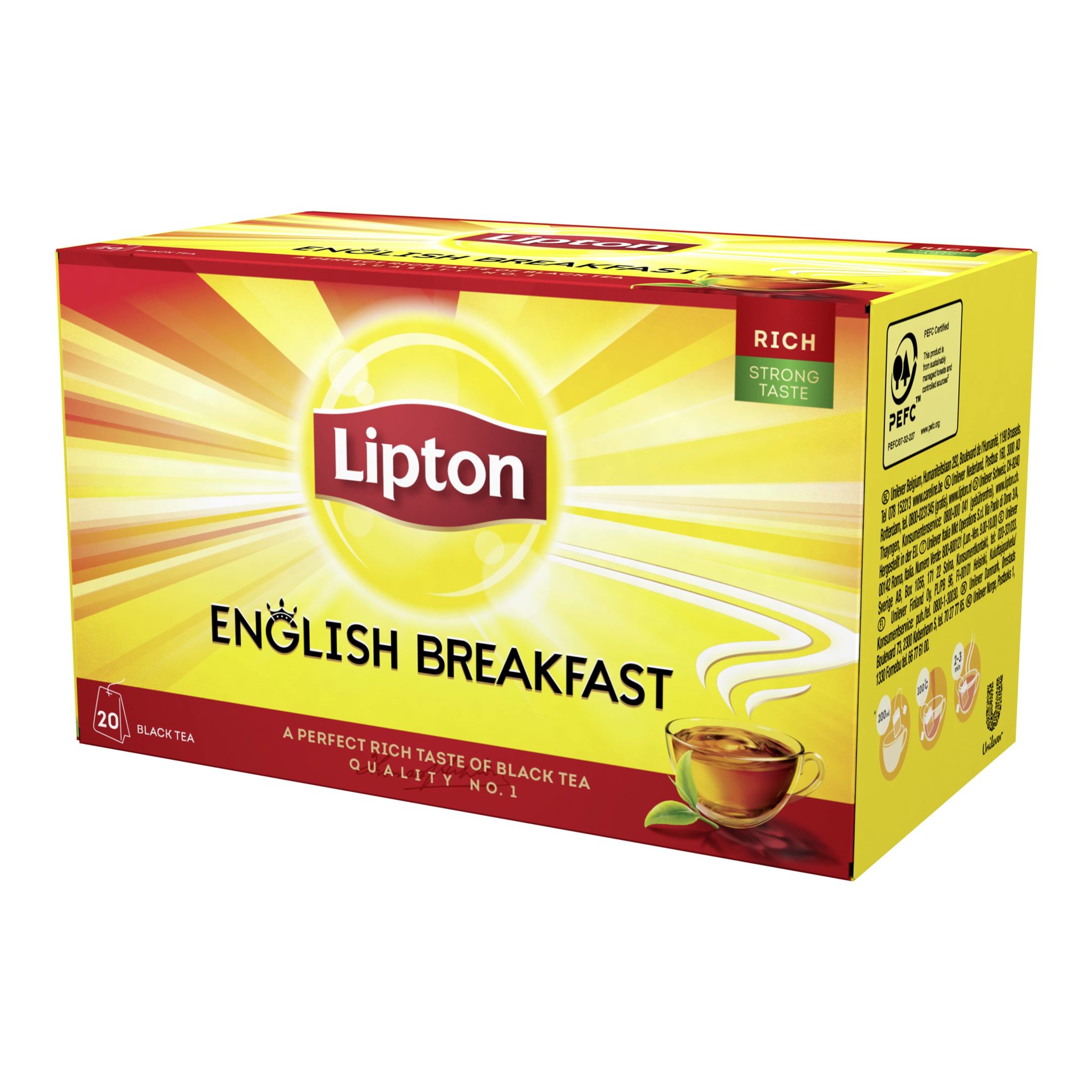 $Lipton Breakfast tea 20 stk (12)