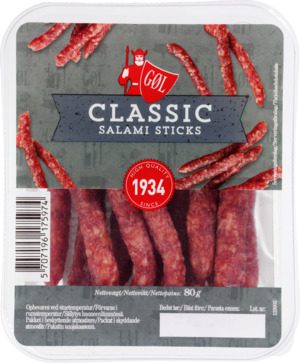 GOL Klassisk Salami Sticks 11×80 g/ks