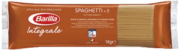 Pasta Spaghetti heilhveiti 1 kg (15 stk/ks)