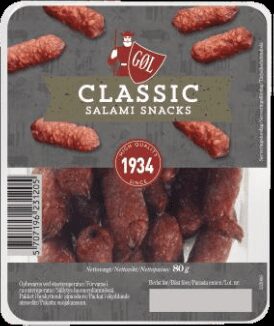 GOL Klassisk Salami Snack 11×80 g/ks