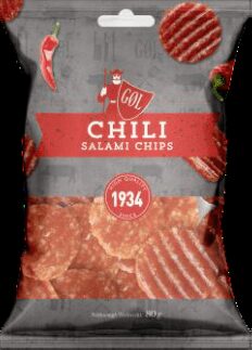 GOL Salami Chili Chips 10×80 g/ks