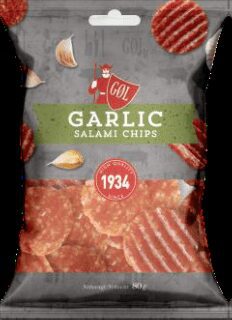 GOL Salami Garlic Chips 10×80 g/ks