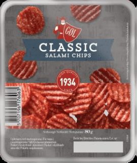 GOL salami chips 9×80 g/ks