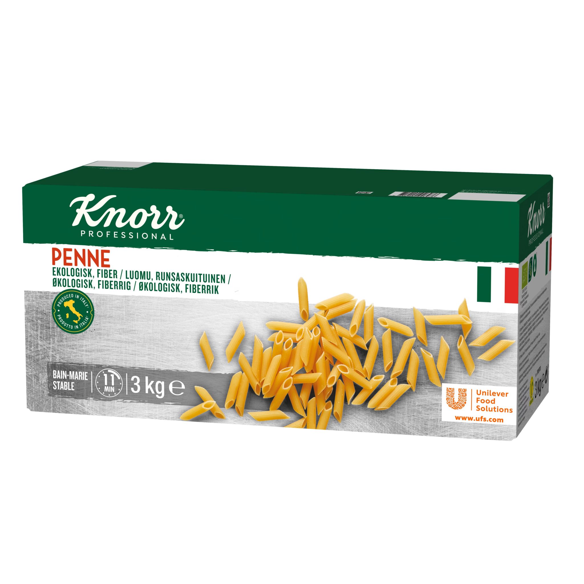 Knorr Penne Lífr. Pasta m.hafratrefjum 3kg