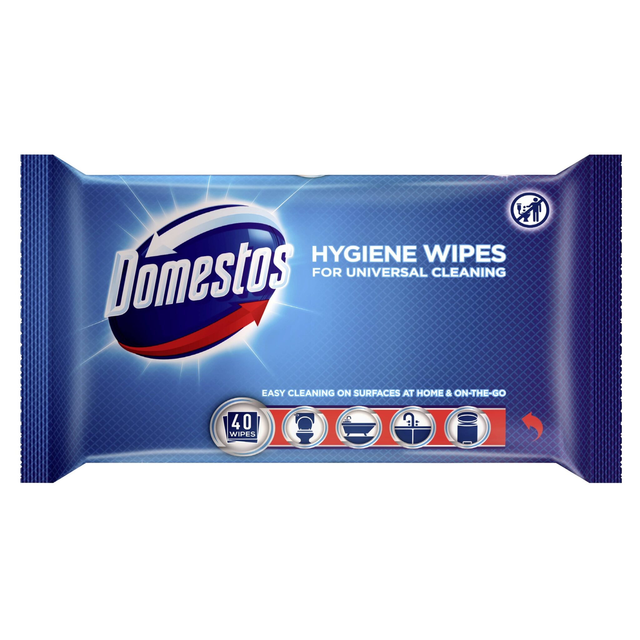 Domestos Hygene Toilet wipes 12x40stk
