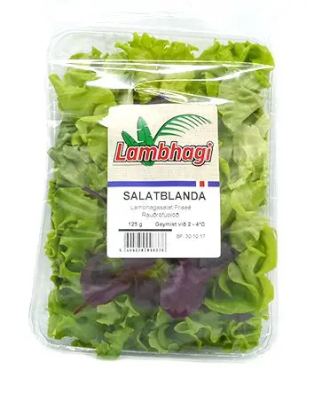 Lambhaga salatblanda 125 g (20 kg/ks)