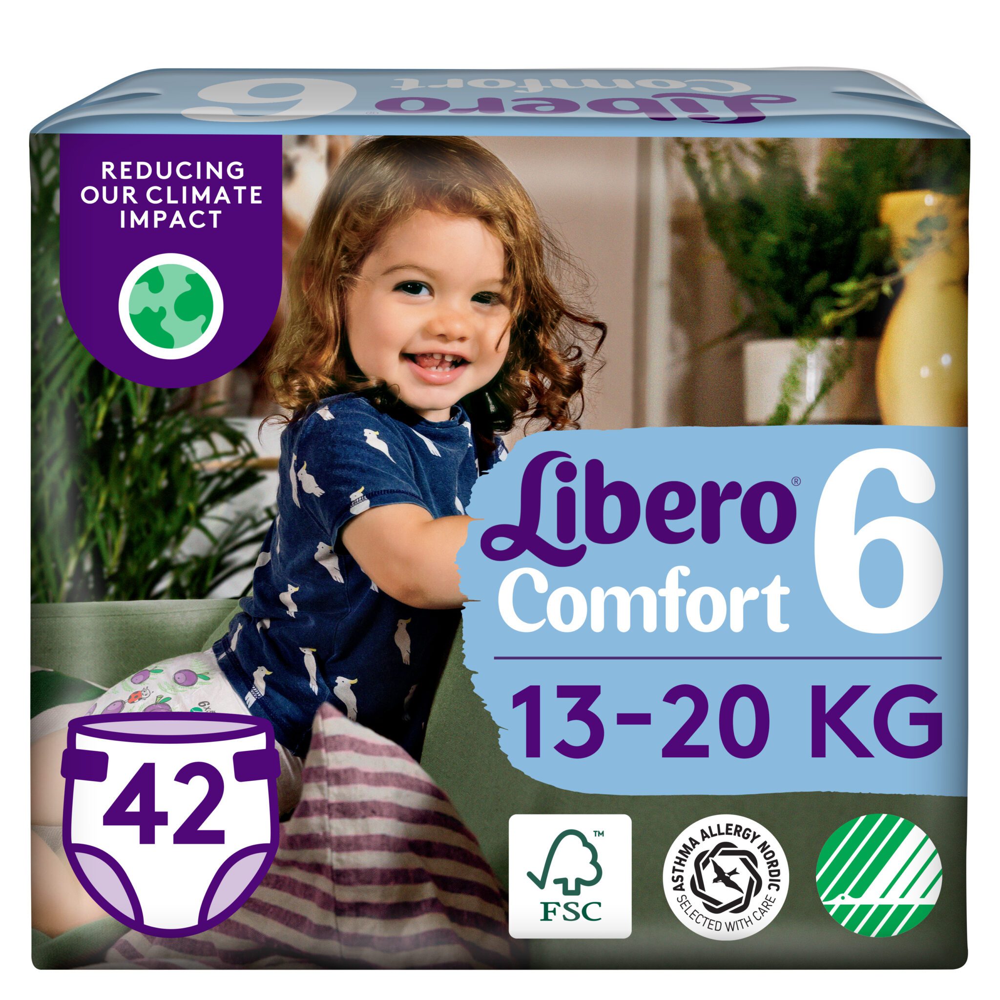 Libero Comfort 6 (13-20kg) 6x42stk