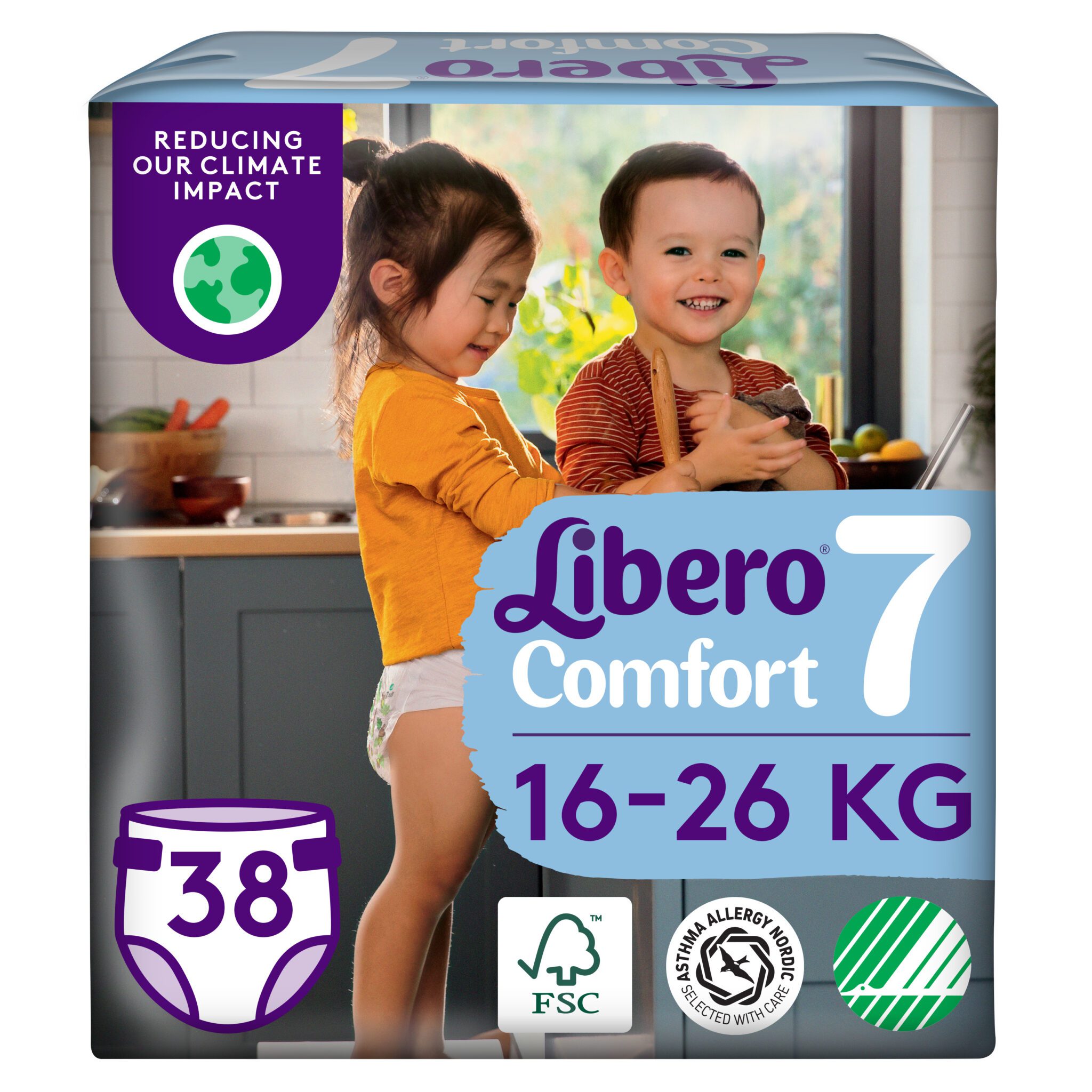 Libero Comfort 7 (16-26kg) 3x38stk