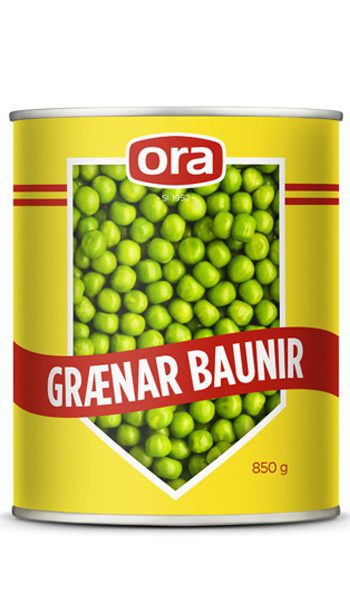 Ora Grænar baunir 1/1 dós (12 stk/ks)