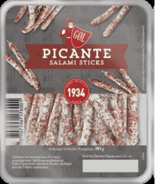 GOL Picante Salami Sticks 11×80 g/ks