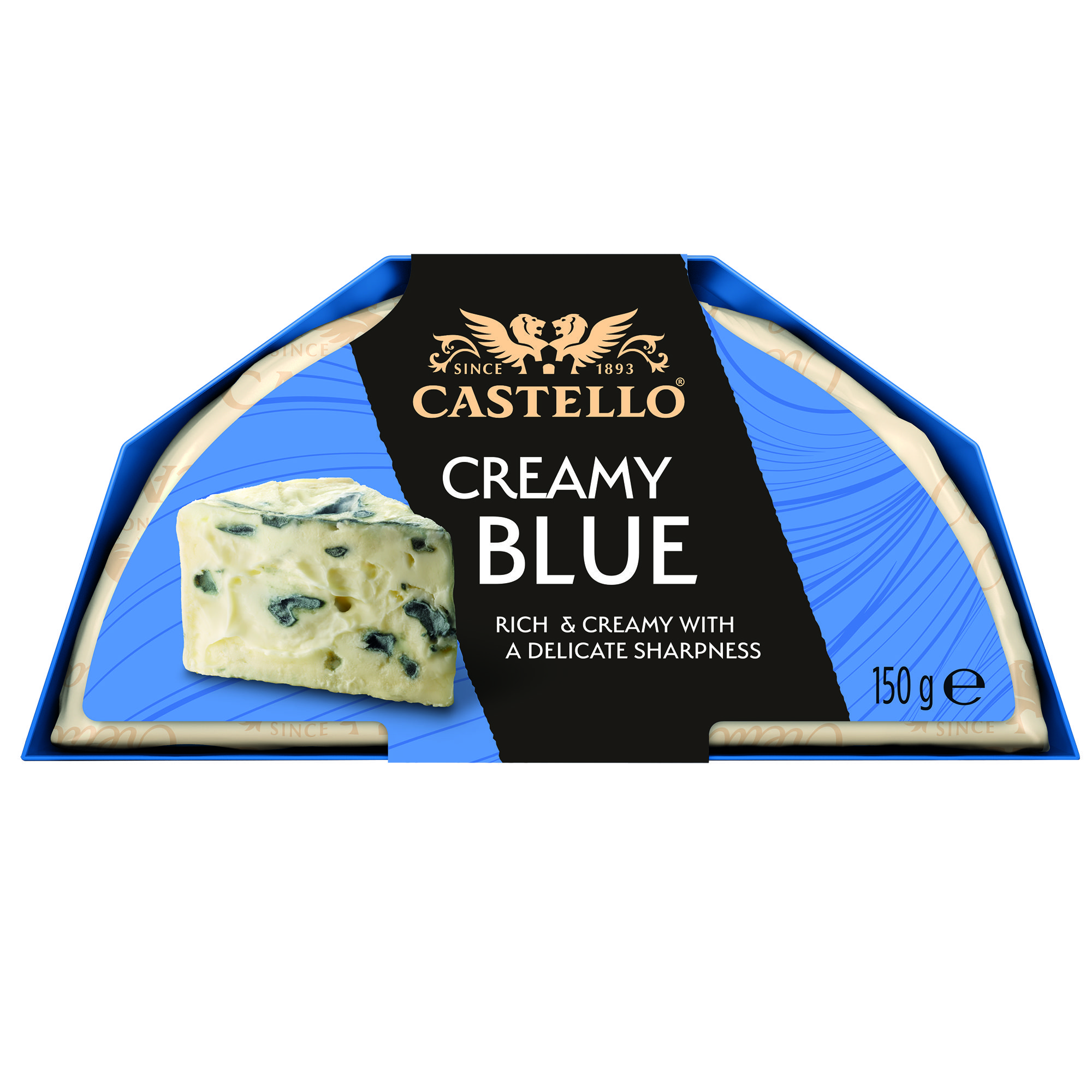 Castello Creamy ostur Blár 10x150g