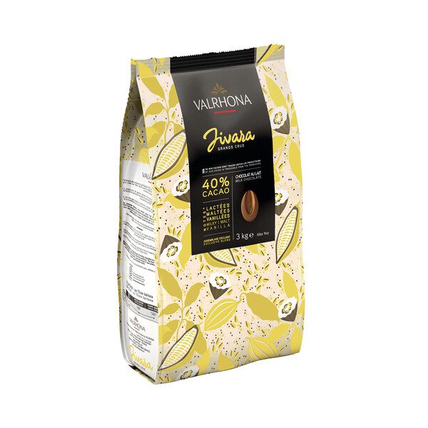 Valrhona Jivara súkkulaði 40% 3 kg/stk (3 stk/ks)