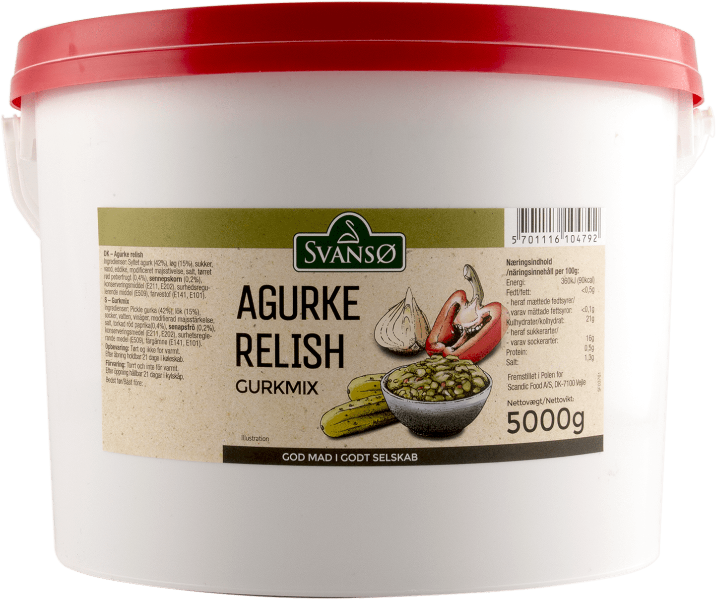 Agúrku relish 5kg