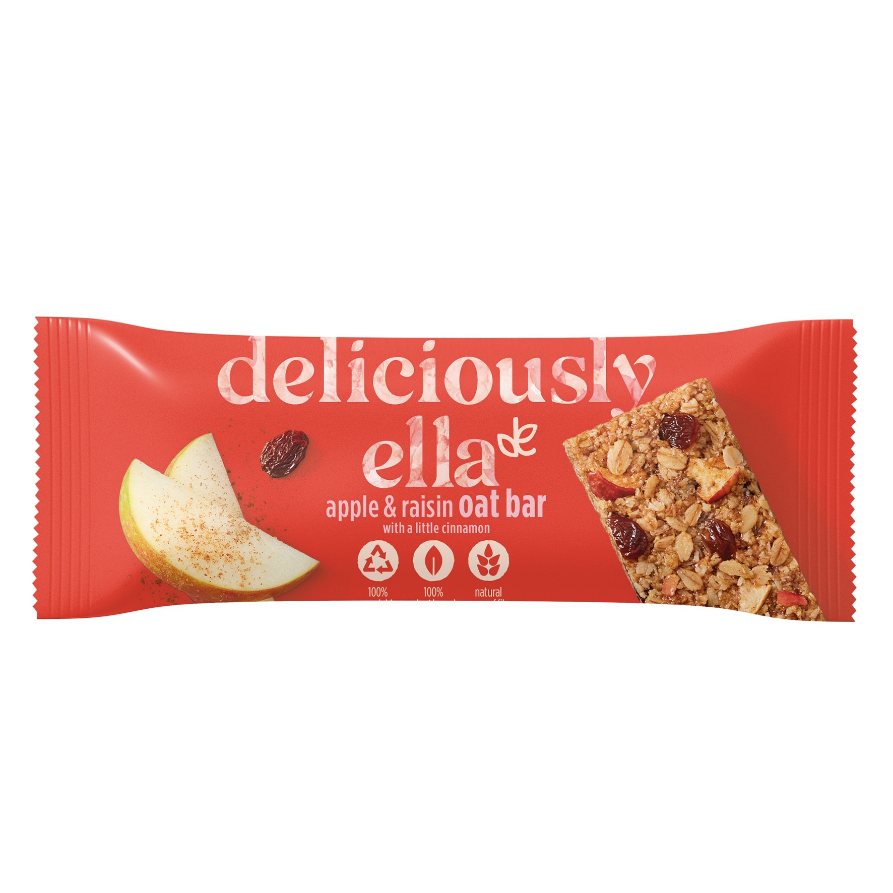 DE Apple, raisin & cinnamon oat bar 16x50g