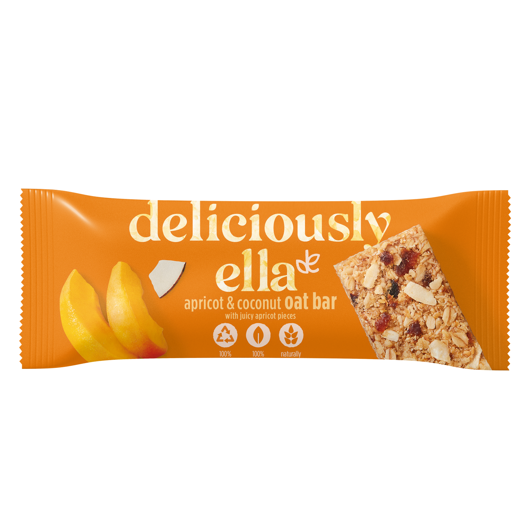 DE Apricot & coconut oat bar 16x50g