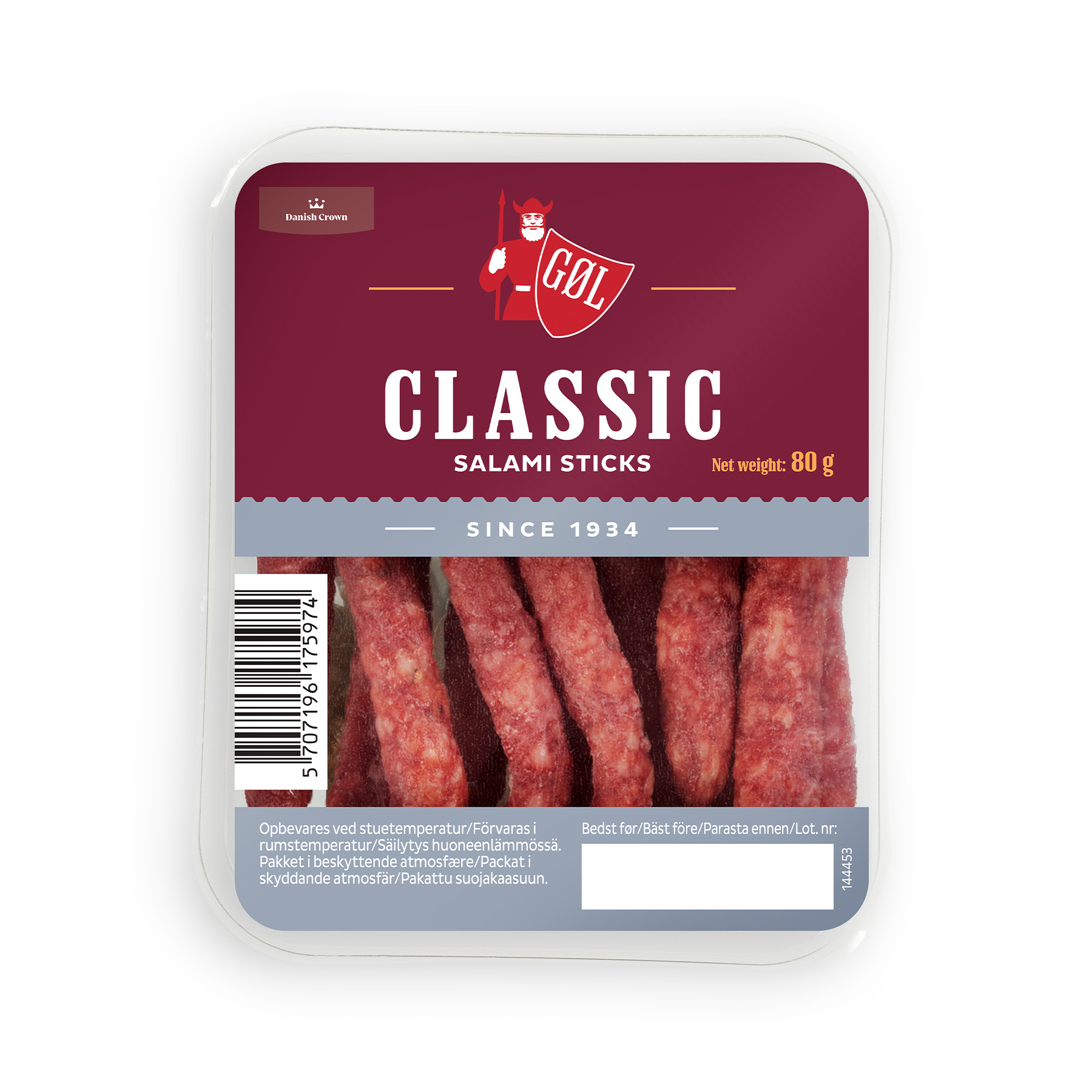 GOL Klassisk Salami Sticks 11×80 g/ks