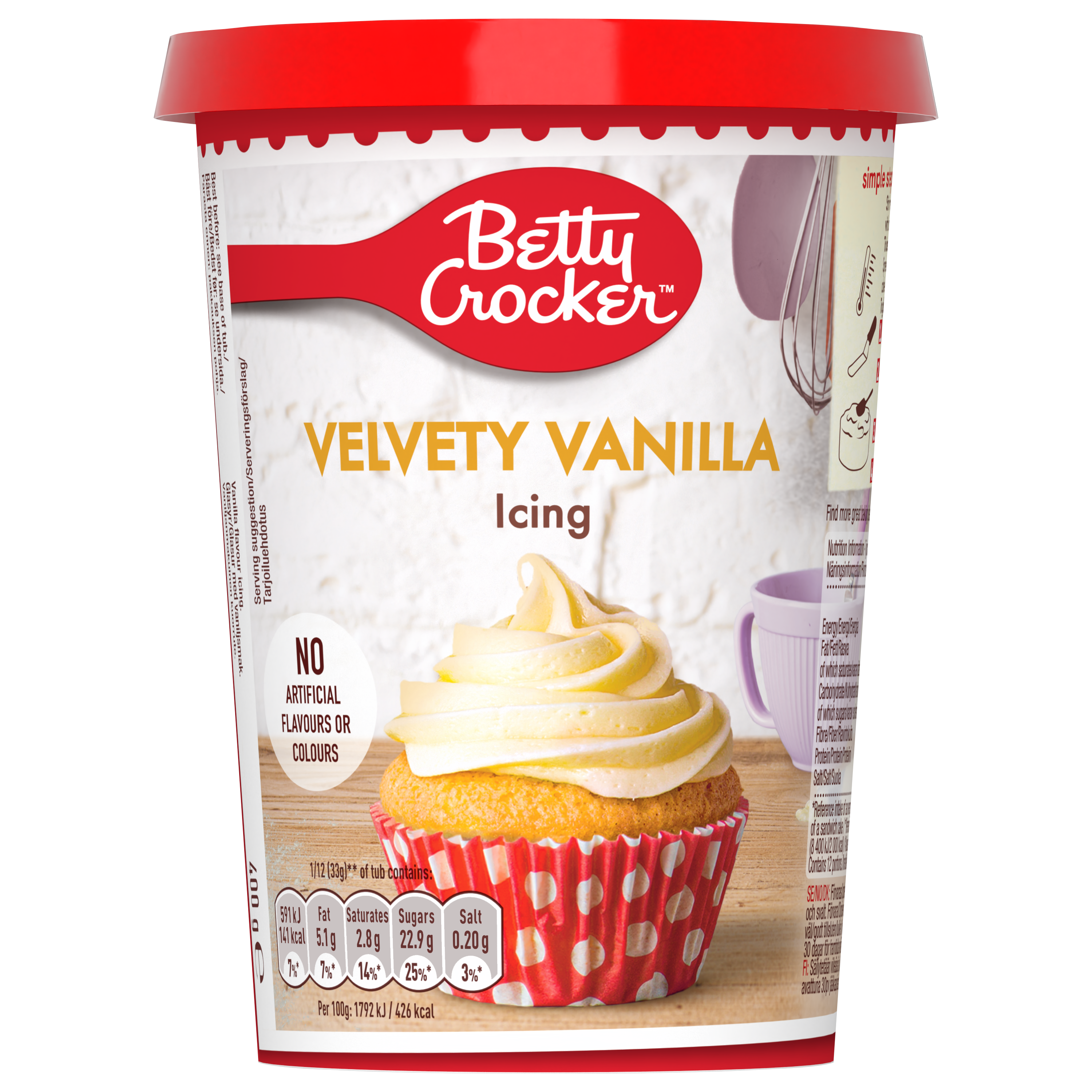 BC Vanillukrem 6×400 gr