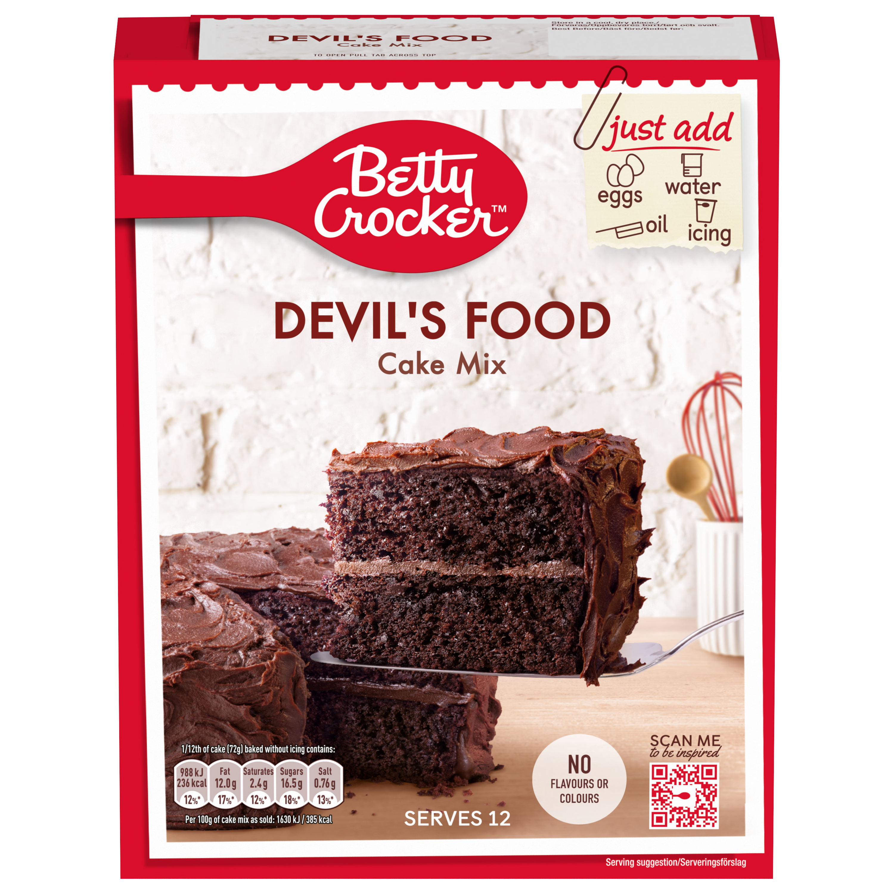 BC Devils food kökumix 6x425gr