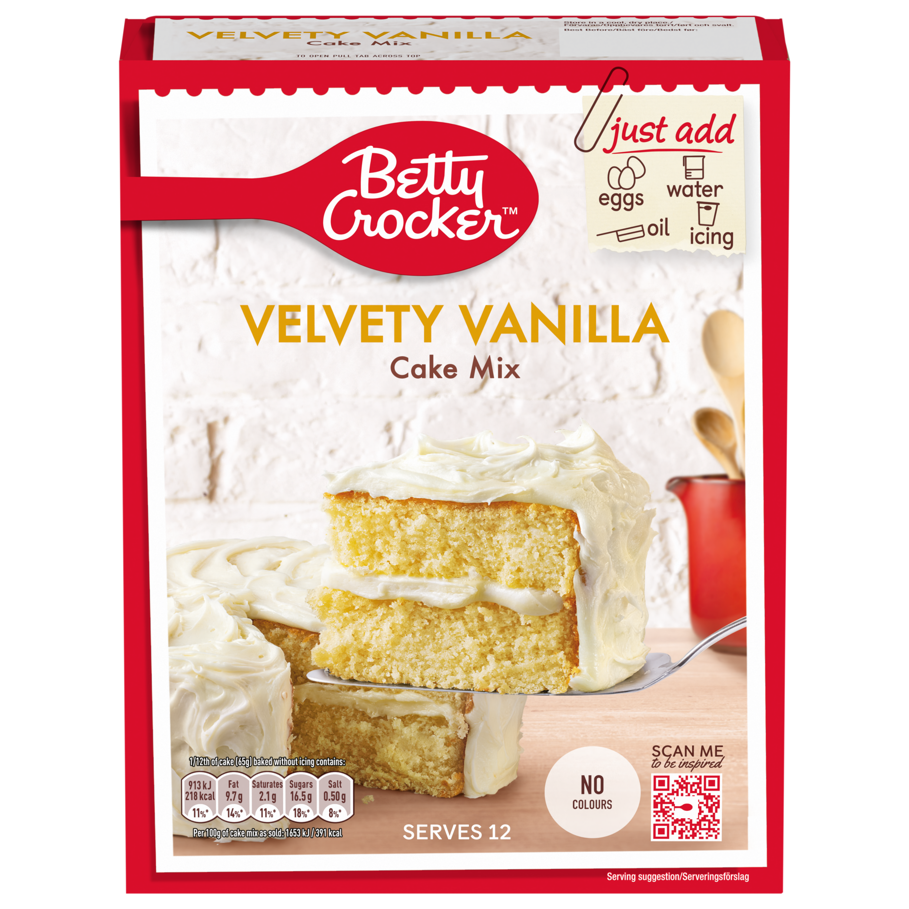 BC Velvity Vanilla Cake 6x425g
