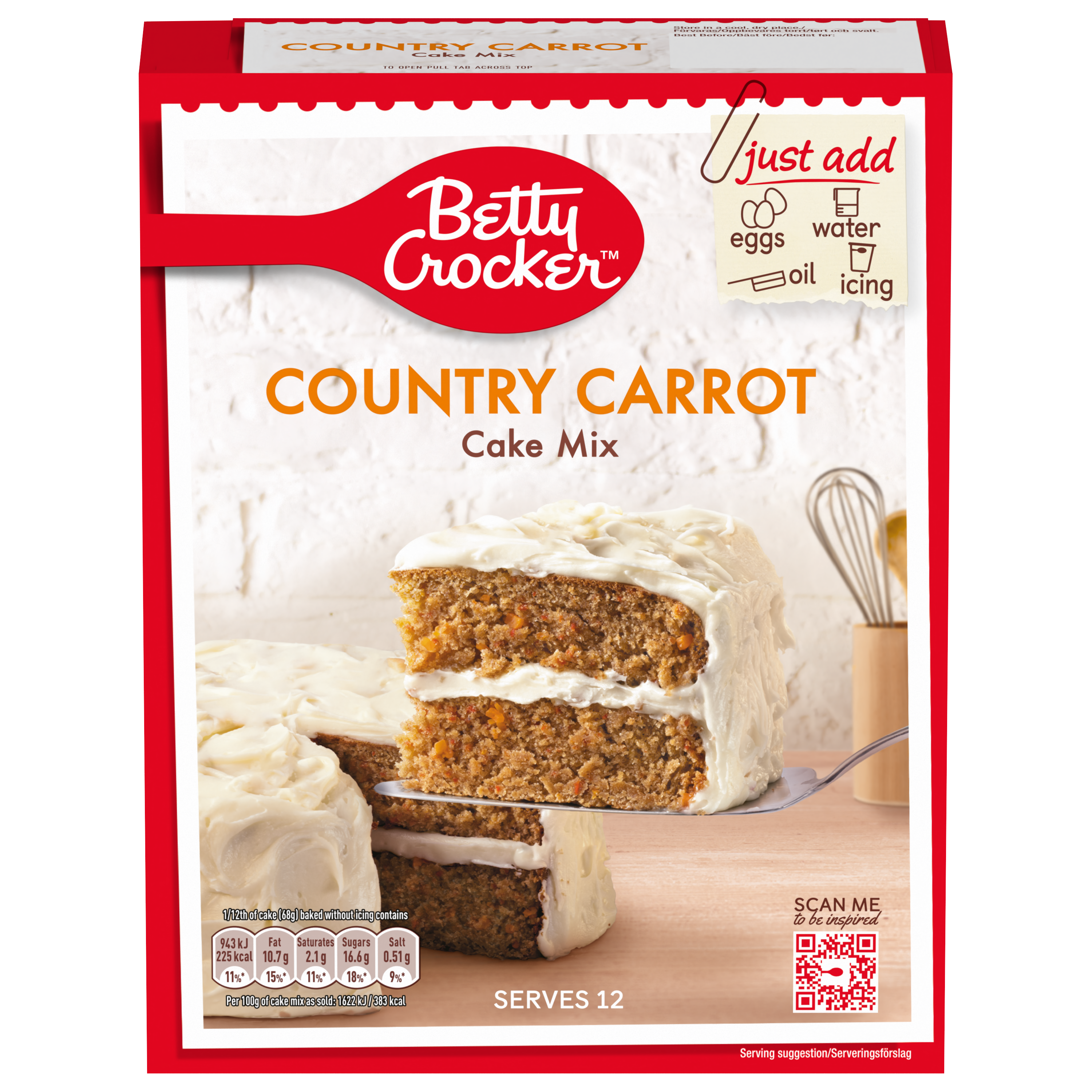 BC Country Carrot Cake 6x425g