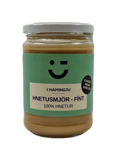Til hamingju hnetusmjör Smooth 6x350g