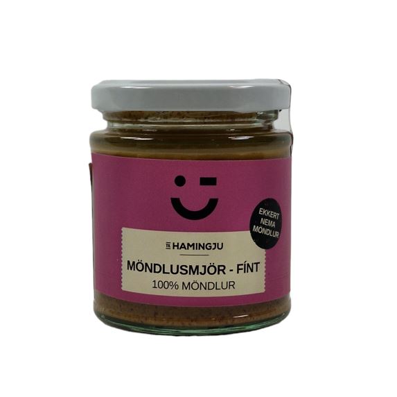 Til hamingju möndlusmjör Smooth 6x180g