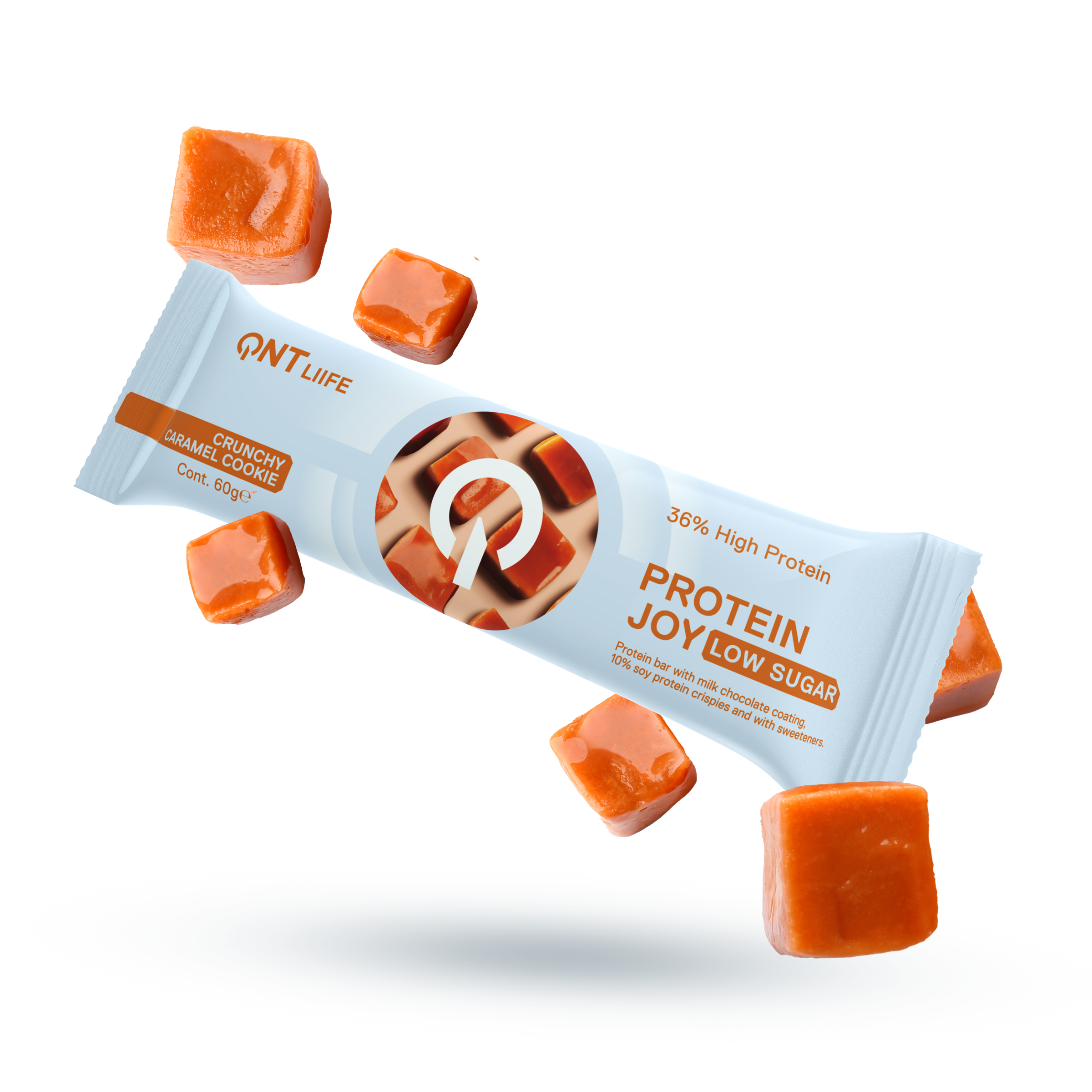 QNT Protein Joy Bar Caramel Cookie 12x60g(4)