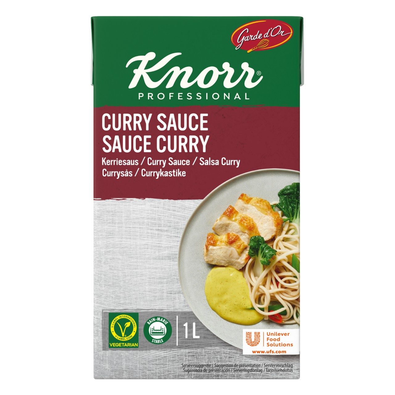 Knorr Professional karrýsósa tilbúin 1ltr (6stk/ks)