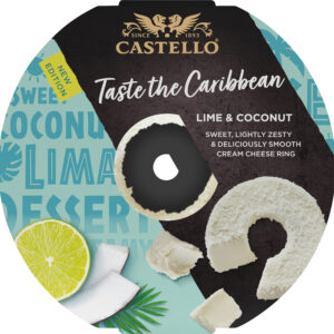 Castello Rjómaostur Taste Caribbean Lime og Kókos 10x125g