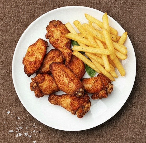 Foreldaðir crispy kjúklingavængir 2x2500g