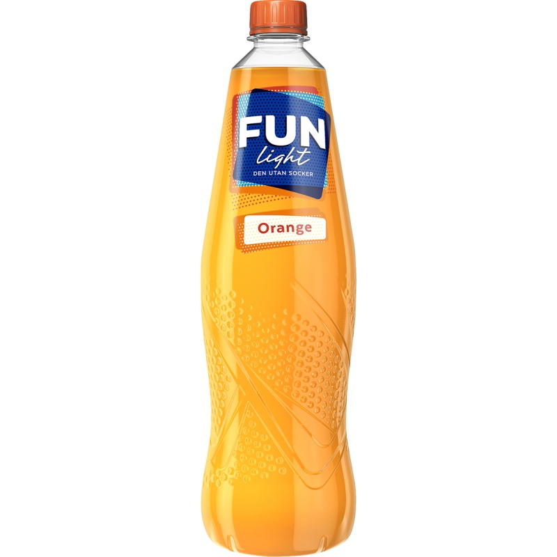 Fun Light Appelsínu 1ltr (12 stk/ks)