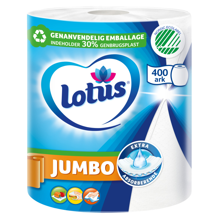 Lotus Jumbo eldhúsrúllur 6x1stk