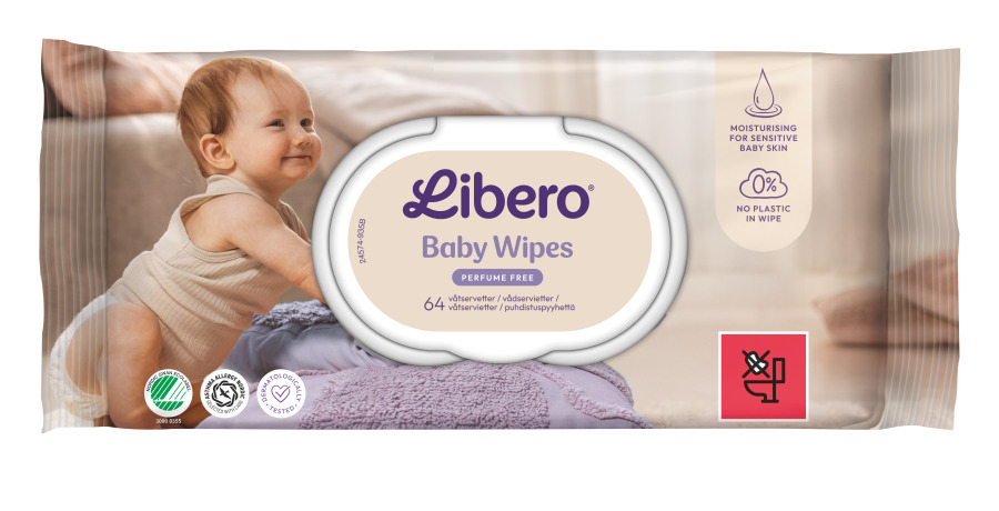Libero blautþurrkur 64x12stk