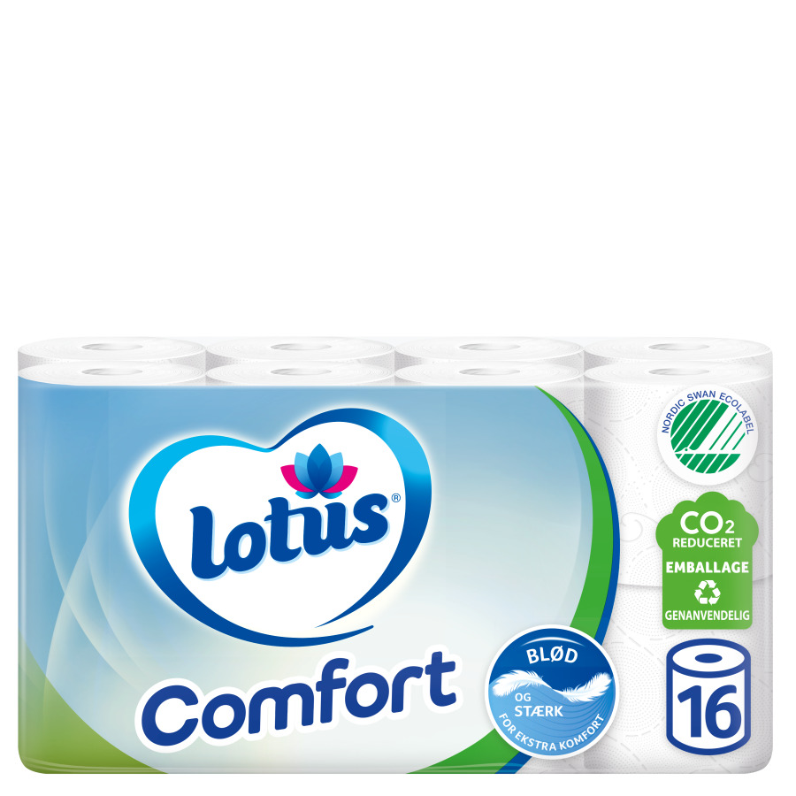 Lotus Comfort WC pappír 1x16stk